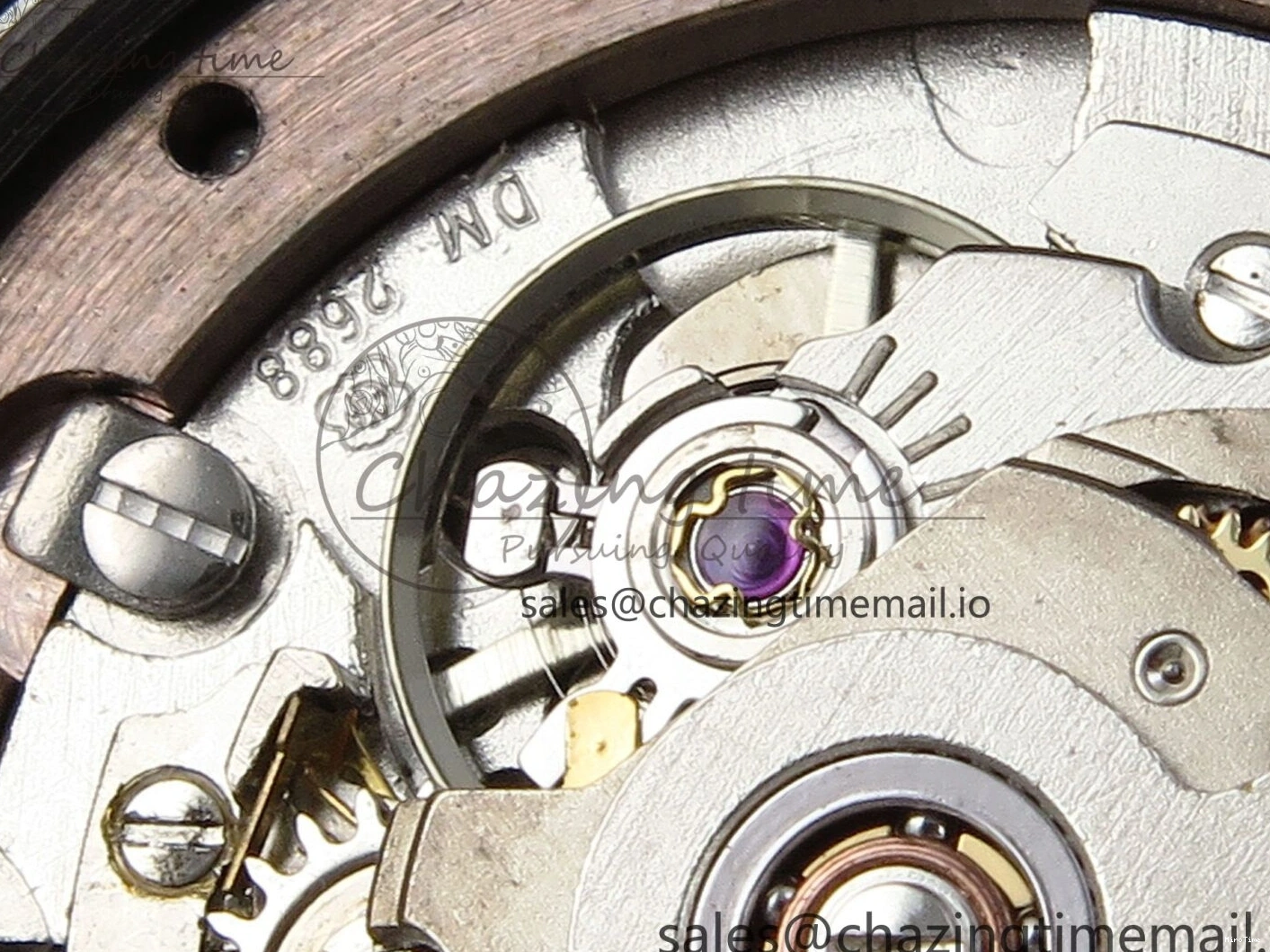 MiroTime 0421 TravelReady DateJust 31 278384RBR ARF 1:1 Best Edition 904L Steel Blue Diamonds Dial Diamonds Bezel on SS Oyster Bracelet ETA 434